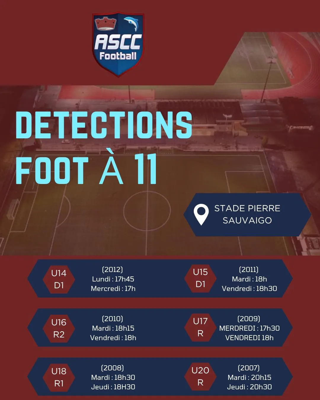 Test football en France 2025 – Inscriptions ouvertes au club AS Cagnes‑Le Cros