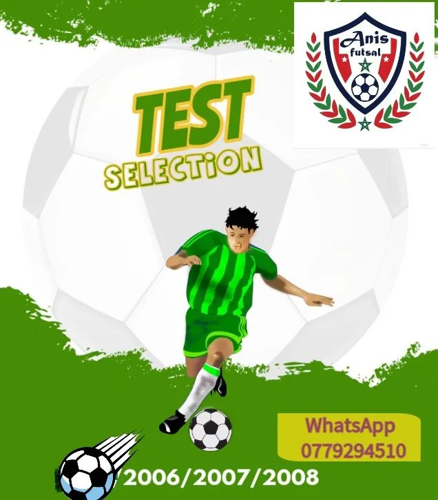 Tests de sélection futsal à Casablanca – Club Nahdat Benmsik