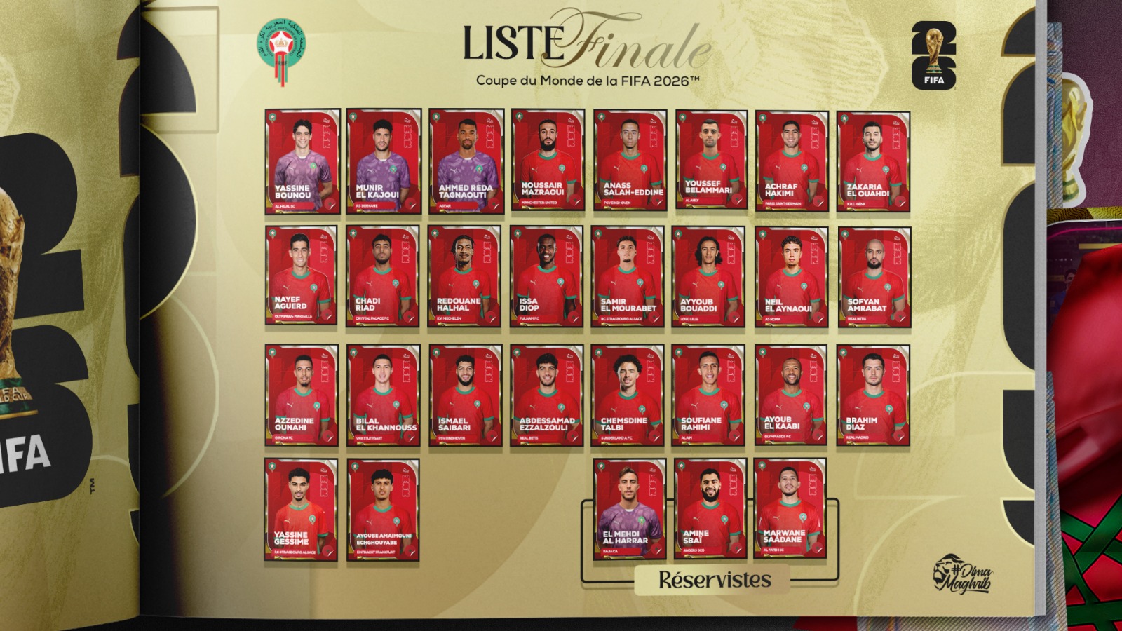 Coupe du Monde 2026 : la liste finale du Maroc dévoilée par Mohamed Ouahbi
